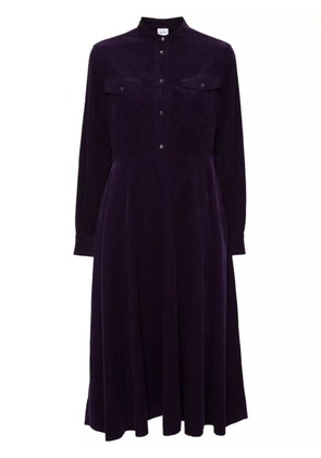 ASPESI corduroy cotton dress - Purple