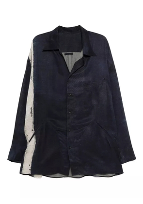 Ziggy Chen printed shirt - Blue