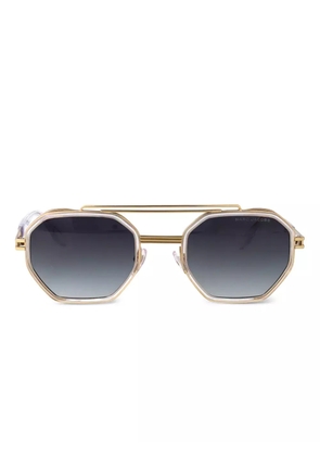 Marc Jacobs Eyewear geometric-frame sunglasses - Gold