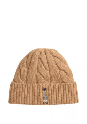 Polo Ralph Lauren cable-knit beanie - 003 Classic Camel