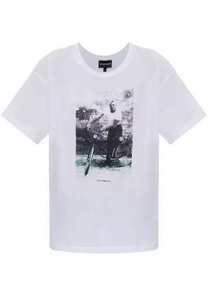 Emporio Armani photograph-print T-shirt - White