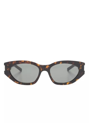 Saint Laurent Eyewear SL 638 cat-eye frame sunglasses - Brown