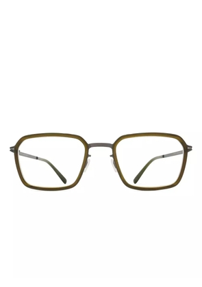 Mykita Lauri geometric-frame glasses - Green