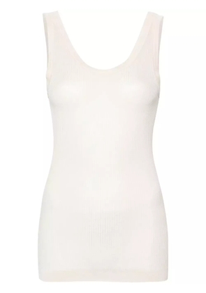 LEMAIRE fine-ribbed seamless tank top - Neutrals
