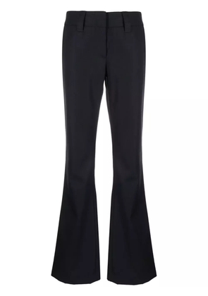 Palm Angels low-rise flared trousers - Blue