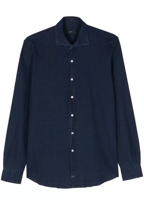 Fay long-sleeves chambray shirt - Blue
