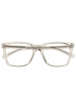 Saint Laurent Eyewear square-frame glasses - Neutrals