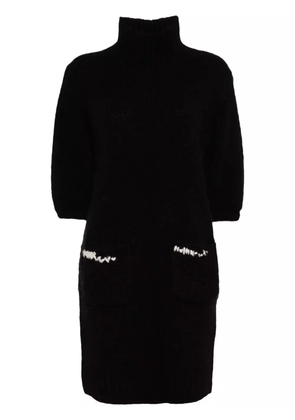 Onefifteen chunky-knit dress - Black
