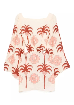 Johanna Ortiz After Wave mini dress - Neutrals