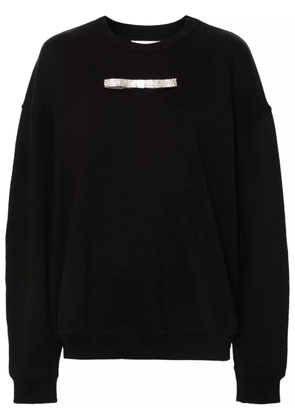 Loulou bow-embellished sweatshirt - Black