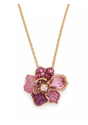 Swarovski Florere pavé-pendant necklace - Gold