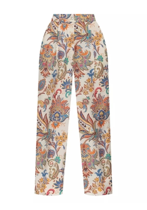 ETRO paisley-print trousers - Neutrals