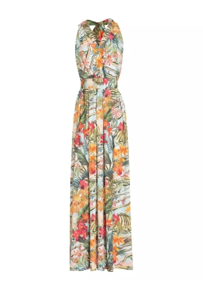 Lygia & Nanny floral-print maxi dress - Green