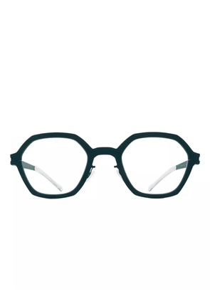 Mykita Rosemary geometric-frame glasses - Green