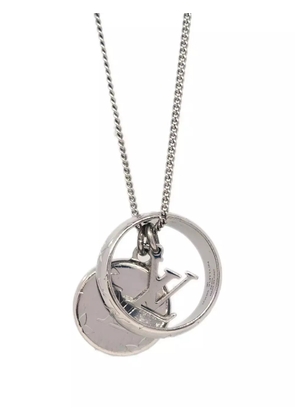 Louis Vuitton Pre-Owned 2016 monogram ring necklace - Silver