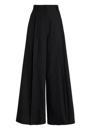 Mantu wide-leg trousers - Black
