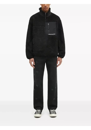 This Is Never That logo-print zip-up jacket - Black