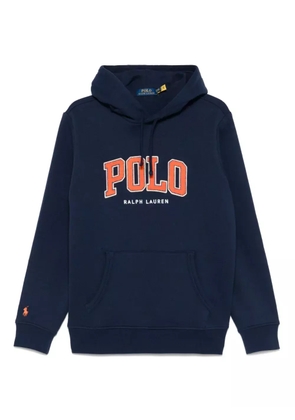 Polo Ralph Lauren pilled-logo hoodie - Blue