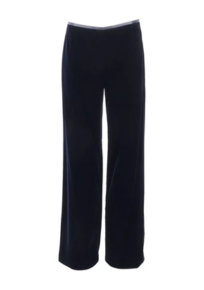 Emporio Armani velvet trousers - Blue