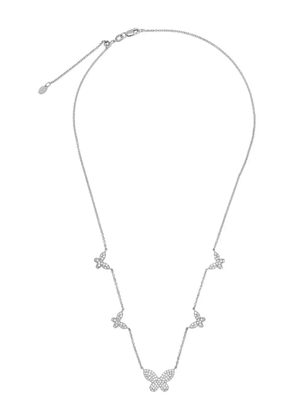 Jewels Aficionado 18kt white gold Butterfly diamond necklace - Silver