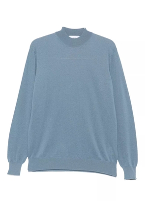 Lardini mock-neck sweater - Blue