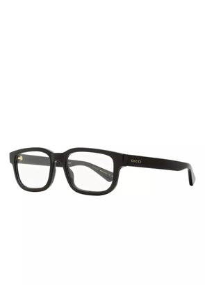 Gucci Eyewear rectangular-frame logo glasses - Black