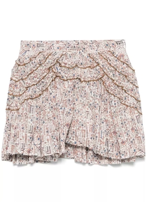 MARANT ÉTOILE Ceola mini skirt - Neutrals