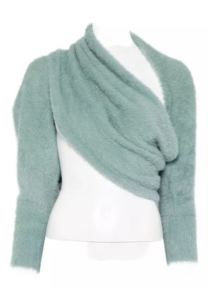 Patrizia Pepe asymmetric-neck top - Green