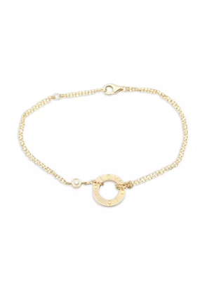 Cartier 2010s 18K yellow gold Love Circle diamond bracelet