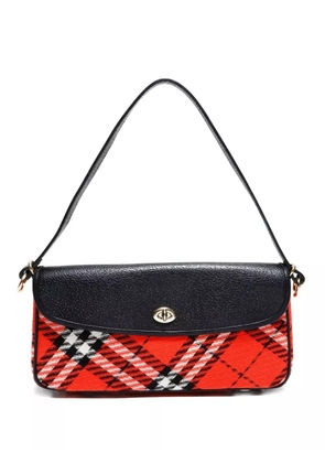 Burberry Pre-Owned 2000-2020 checked shoulder bag - Red
