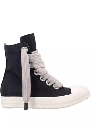 Rick Owens DRKSHDW lace-up zip-up sneakers - Black