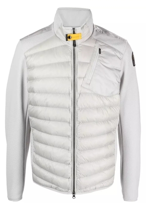 Parajumpers logo-patch padded jacket - Grey