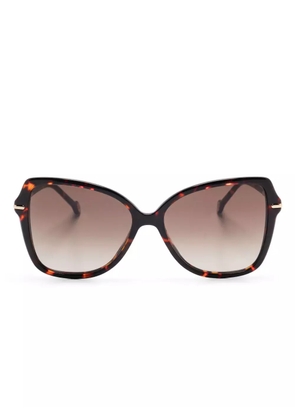 Carolina Herrera oversize-frame sunglasses - Brown