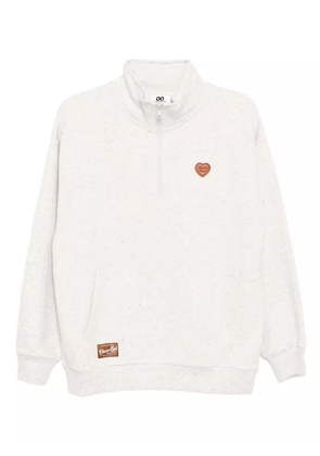 CHOCOOLATE logo-embroidered sweatshirt - Grey