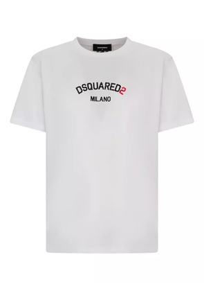 DSQUARED2 logo-print T-shirt - White