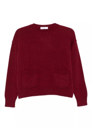 Why Ci fine-knit jumper - Red