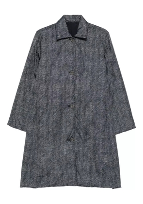 Why Ci herringbone reversible coat - Grey