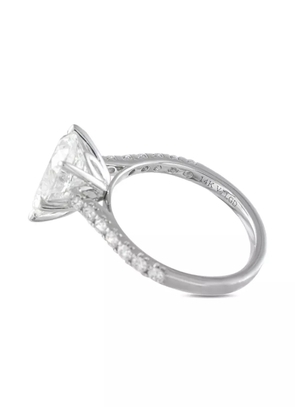 LB Exclusive 14K white gold lab-grown diamond ring - Silver