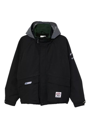 AAPE BY *A BATHING APE® logo-patched jacket - Black