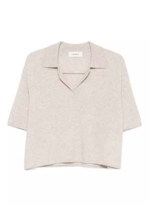 Lisa Yang Neela short-sleeve top - Neutrals