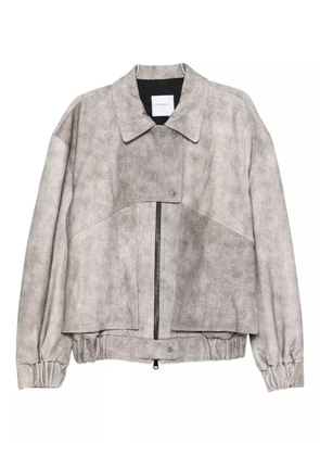 Cassell collared zip jacket - Grey