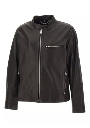 Belstaff zip-up leather jacket - Black