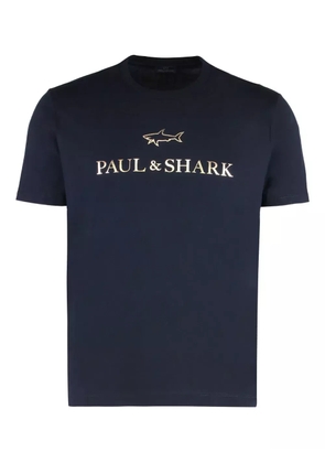Paul & Shark logo-print T-shirt - Blue