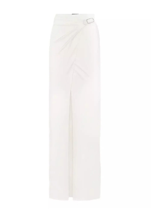 TOM FORD wrap-front buckle-fastening maxi skirt - Neutrals