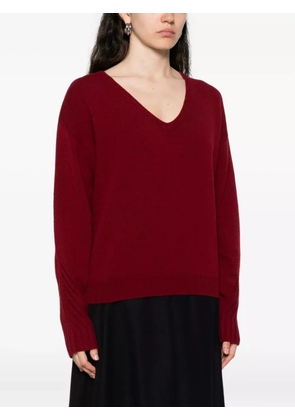 Majestic Filatures V-neck sweater - Red