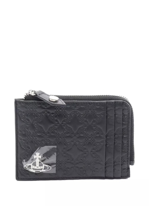 Vivienne Westwood Pre-Owned Orb leather wallet - Black