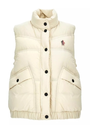 Moncler Grenoble quilted-panelled gilet - White