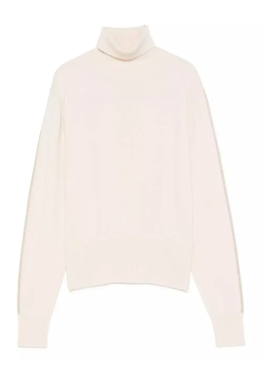 Patrizia Pepe turtleneck wool sweater - White