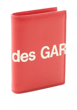 Comme Des Garçons bi-fold leather wallet - Red