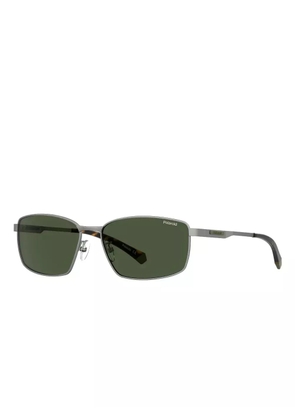 Polaroid rectangular-frame sunglasses - Silver